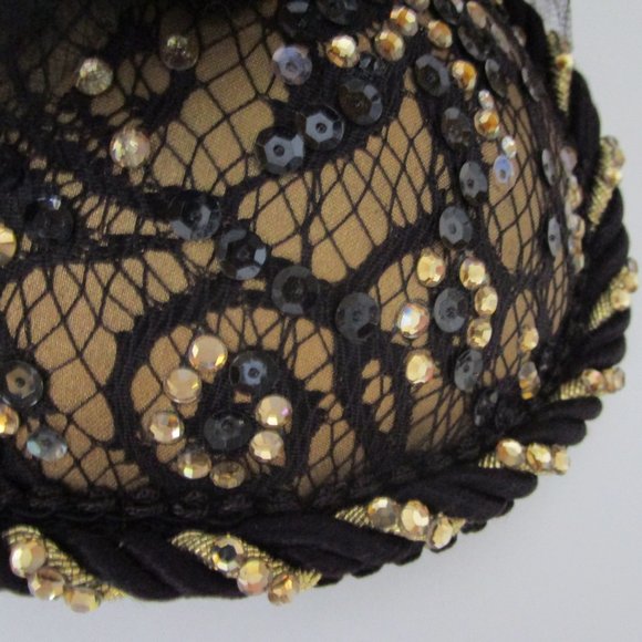 Sheer Tulle Veiled Fascinator Whimsy Hat Cocktail Party Bridal Church - Picture 4 of 10